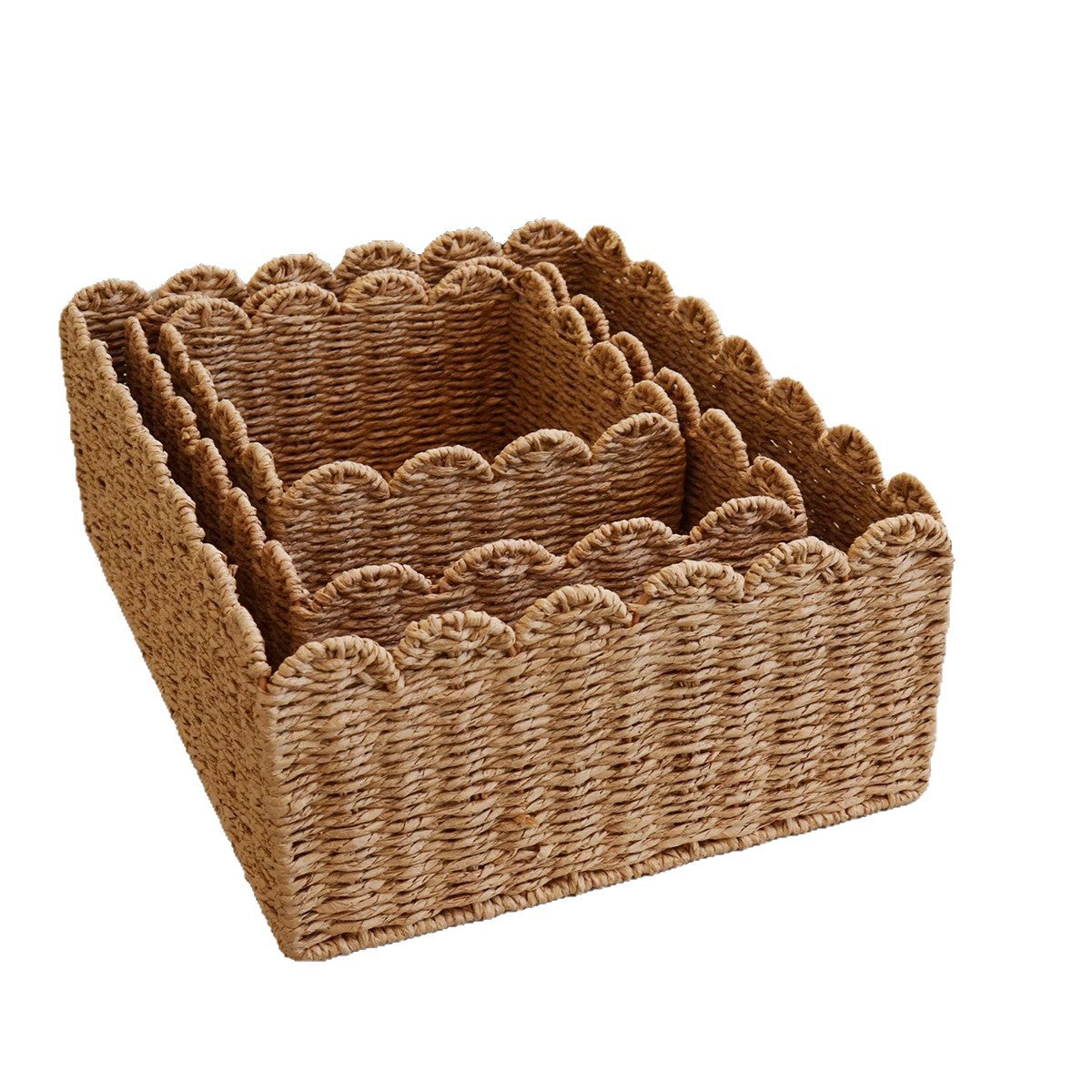 Decorative Storage Brown Beige | High & Bury