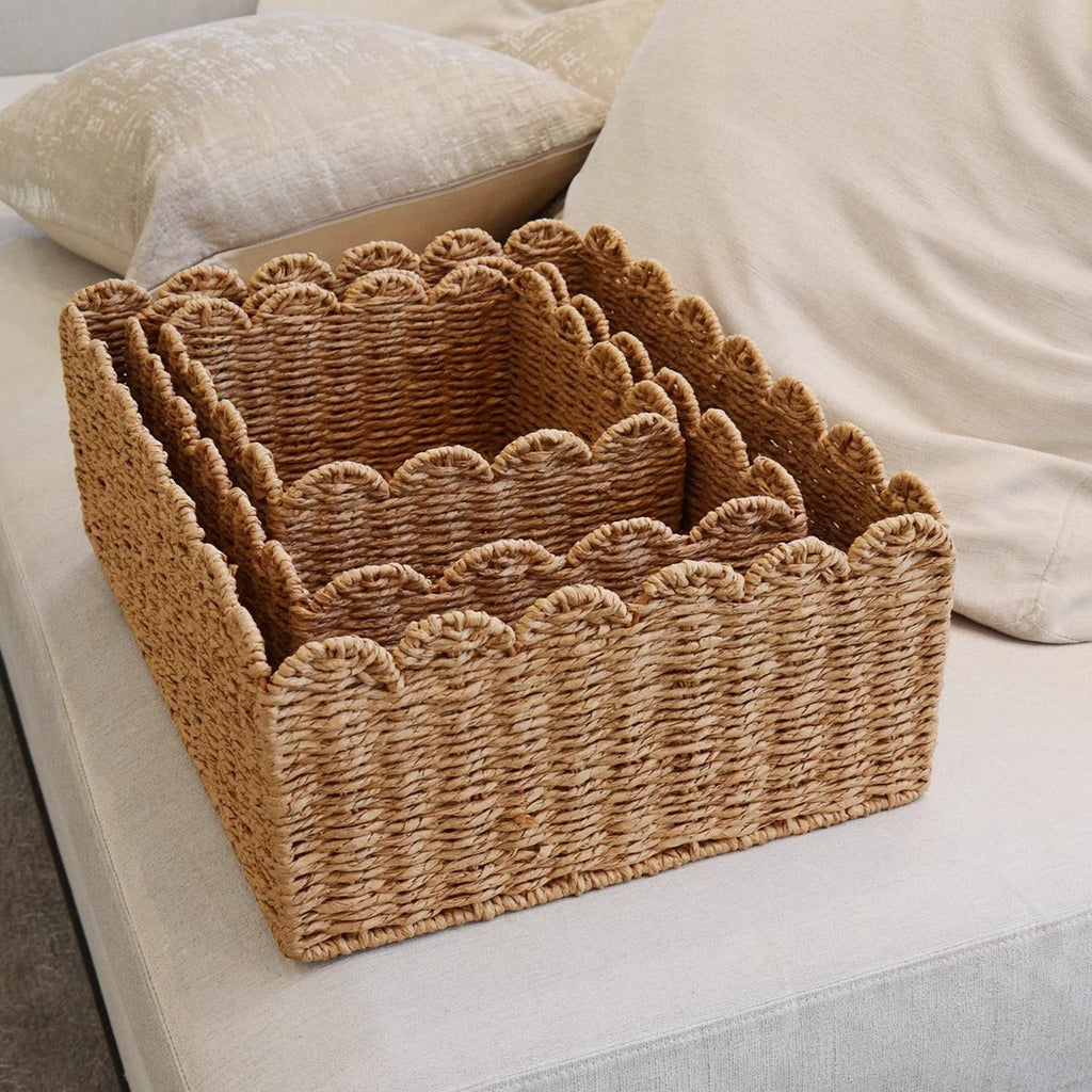 Decorative Storage Brown Beige | High & Bury