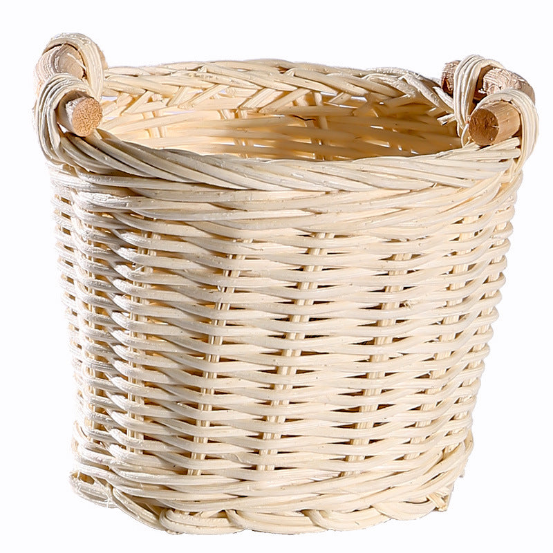 Decorative Storage Green Soft Textile Handwoven | High & Bury