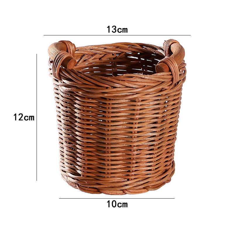 Decorative Storage Green Soft Textile Handwoven | High & Bury