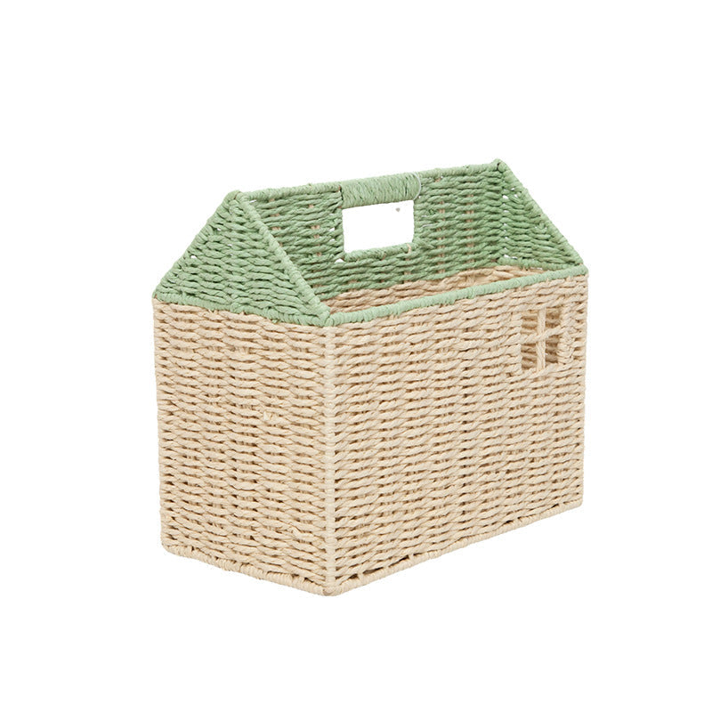Decorative Storage House Basket | High & Bury