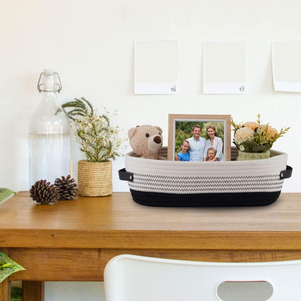 Decorative Storage Soft Textile Leather | High & Bury