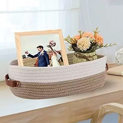 Decorative Storage Soft Textile Leather | High & Bury