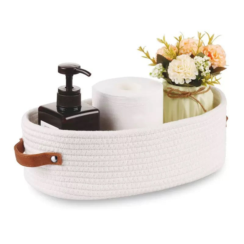 Decorative Storage Soft Textile Leather | High & Bury