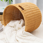 Decorative Storage Woven Natural Fiber Soft Textile | High & Bury