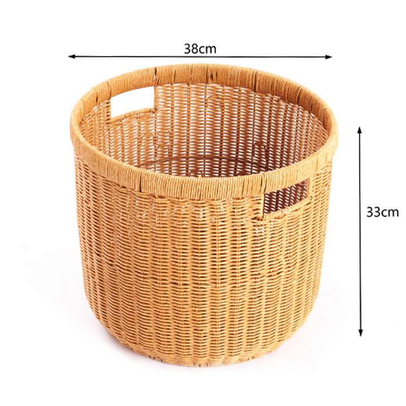 Decorative Storage Woven Natural Fiber Soft Textile | High & Bury