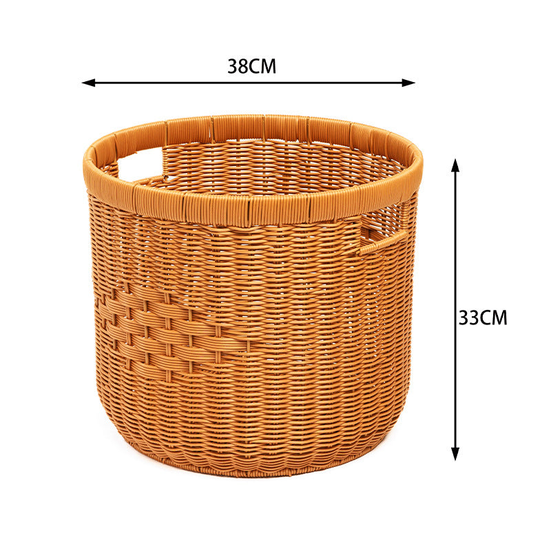 Decorative Storage Woven Natural Fiber Soft Textile | High & Bury