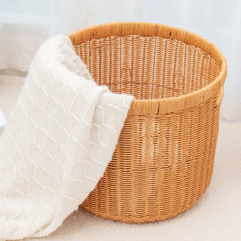 Decorative Storage Woven Natural Fiber Soft Textile | High & Bury