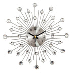 Decorative Sunburst Wall Clock | High & Bury
