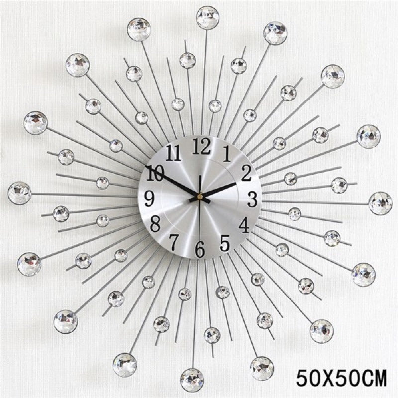 Decorative Sunburst Wall Clock | High & Bury