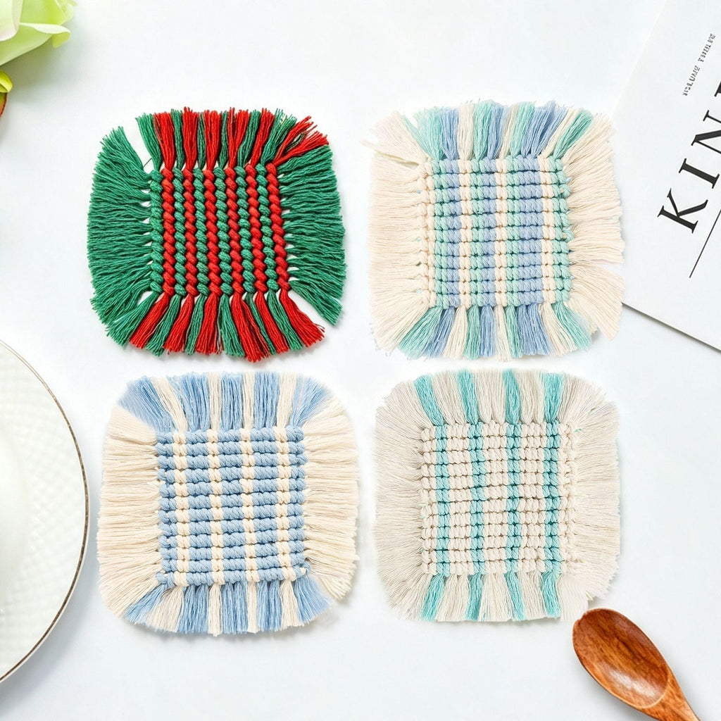 Decorative Table Coaster Blue Green | High & Bury