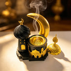 Decorative Table Sculpture Black-Gold White | High & Bury