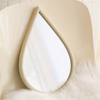 Decorative Tear-Shaped Wall Mirror | High & Bury