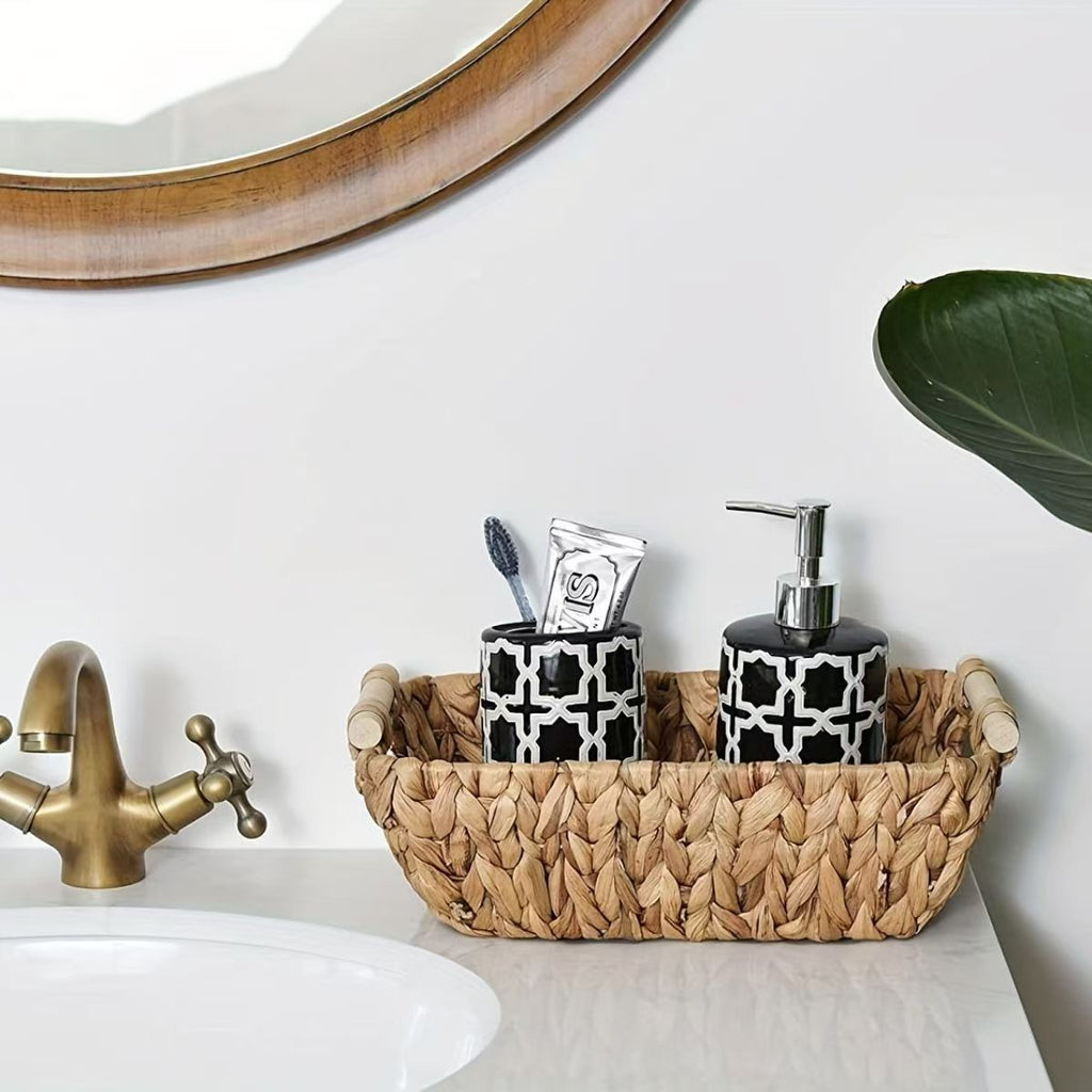 Decorative Toilet Paper Basket | High & Bury