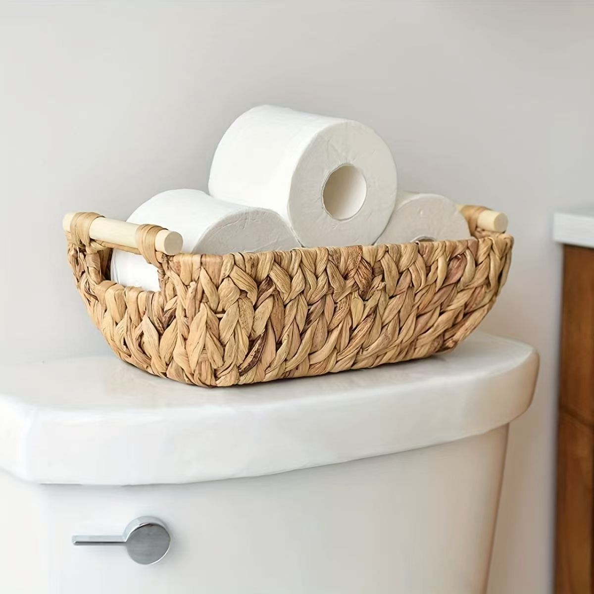 Decorative Toilet Paper Basket | High & Bury