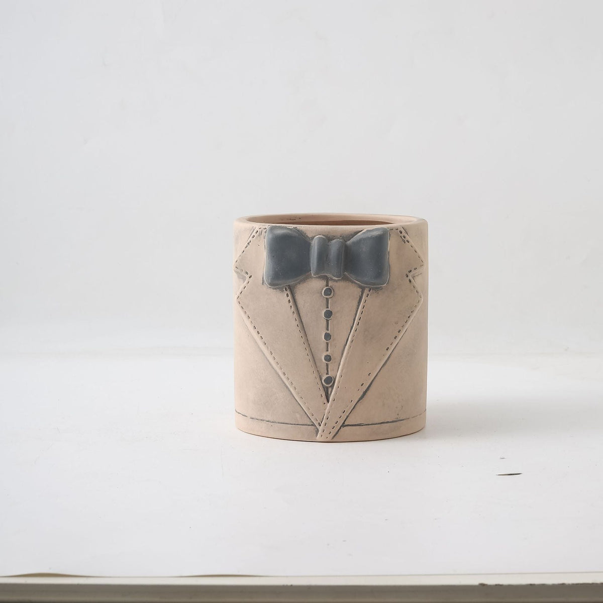 Decorative Vase Black-White Gray | High & Bury