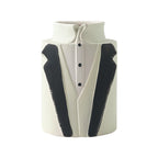 Decorative Vase Black-White Gray | High & Bury