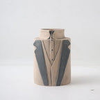Decorative Vase Black-White Gray | High & Bury