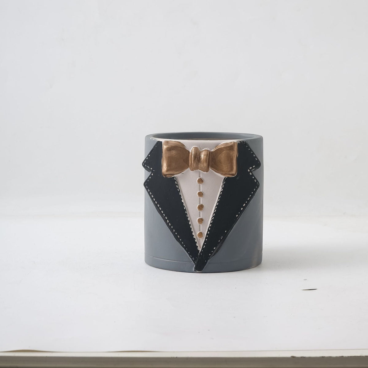 Decorative Vase Black-White Gray | High & Bury