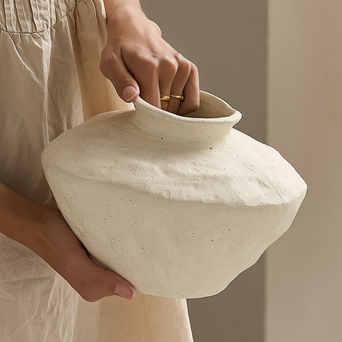 Decorative Vase Ceramic Handcrafted | High & Bury