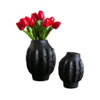 Decorative Vase Cream S Black | High & Bury