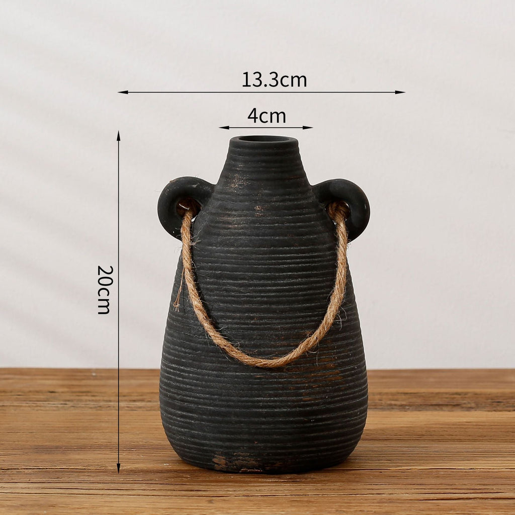 Decorative Vase Soft Textile Ceramic | High & Bury