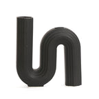 Decorative Vase White Black | High & Bury
