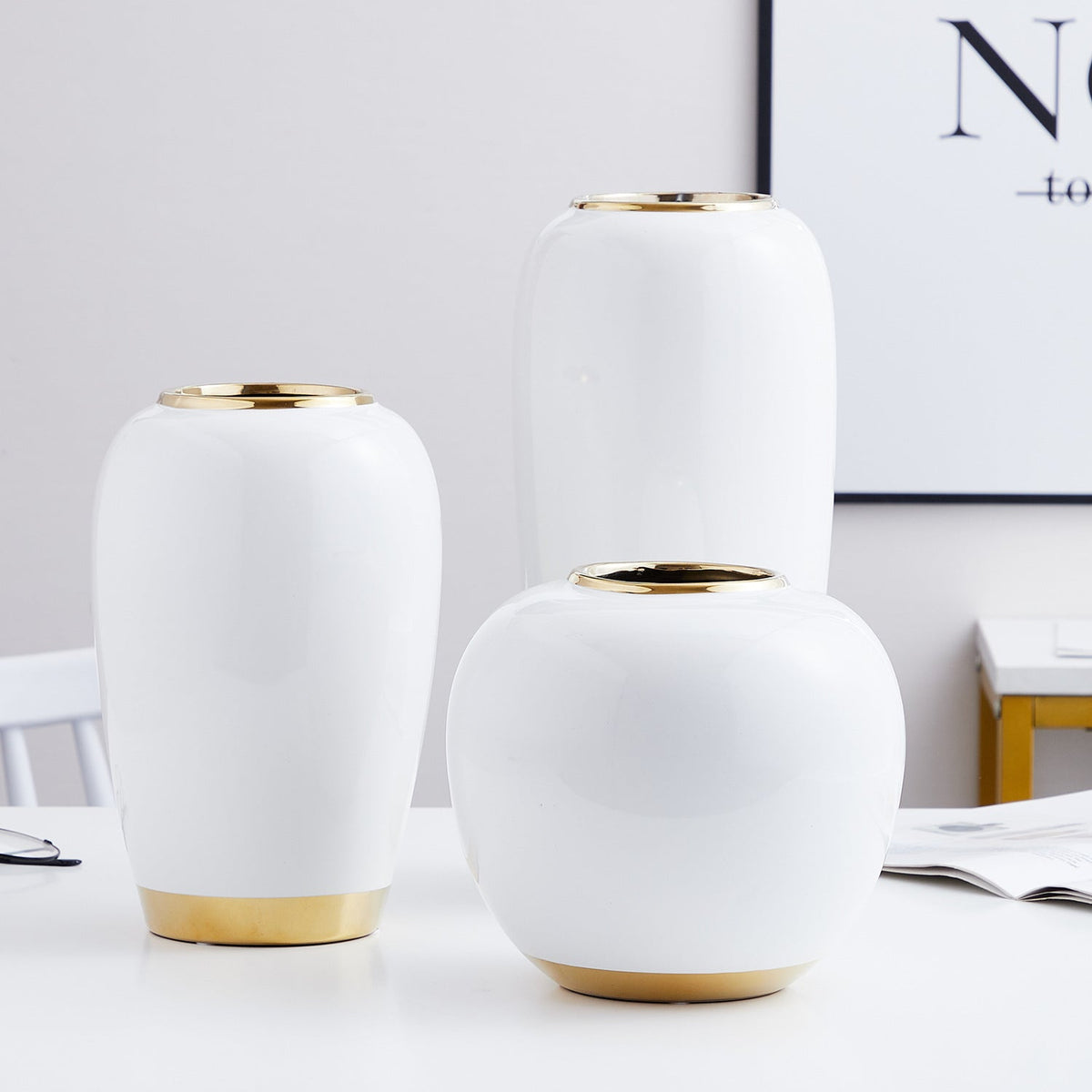 Decorative Vases Set | High & Bury