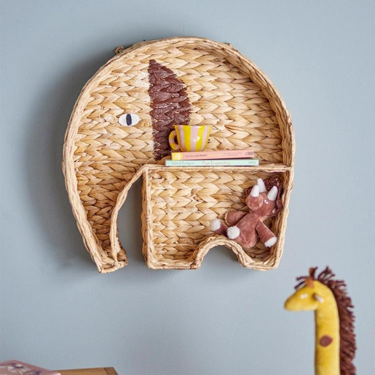 Decorative Wall Basket in Wave Pattern | High & Bury