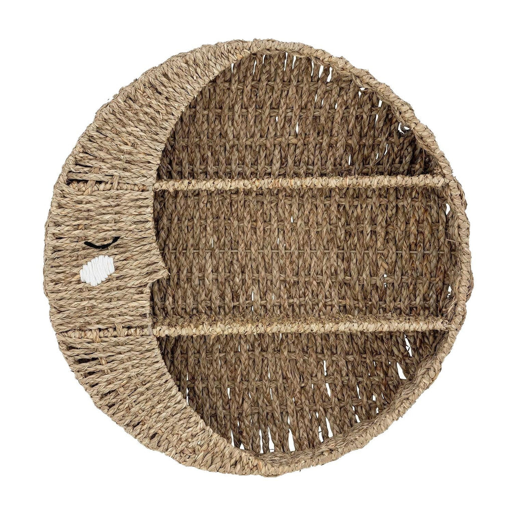 Decorative Wall Basket in Wave Pattern | High & Bury
