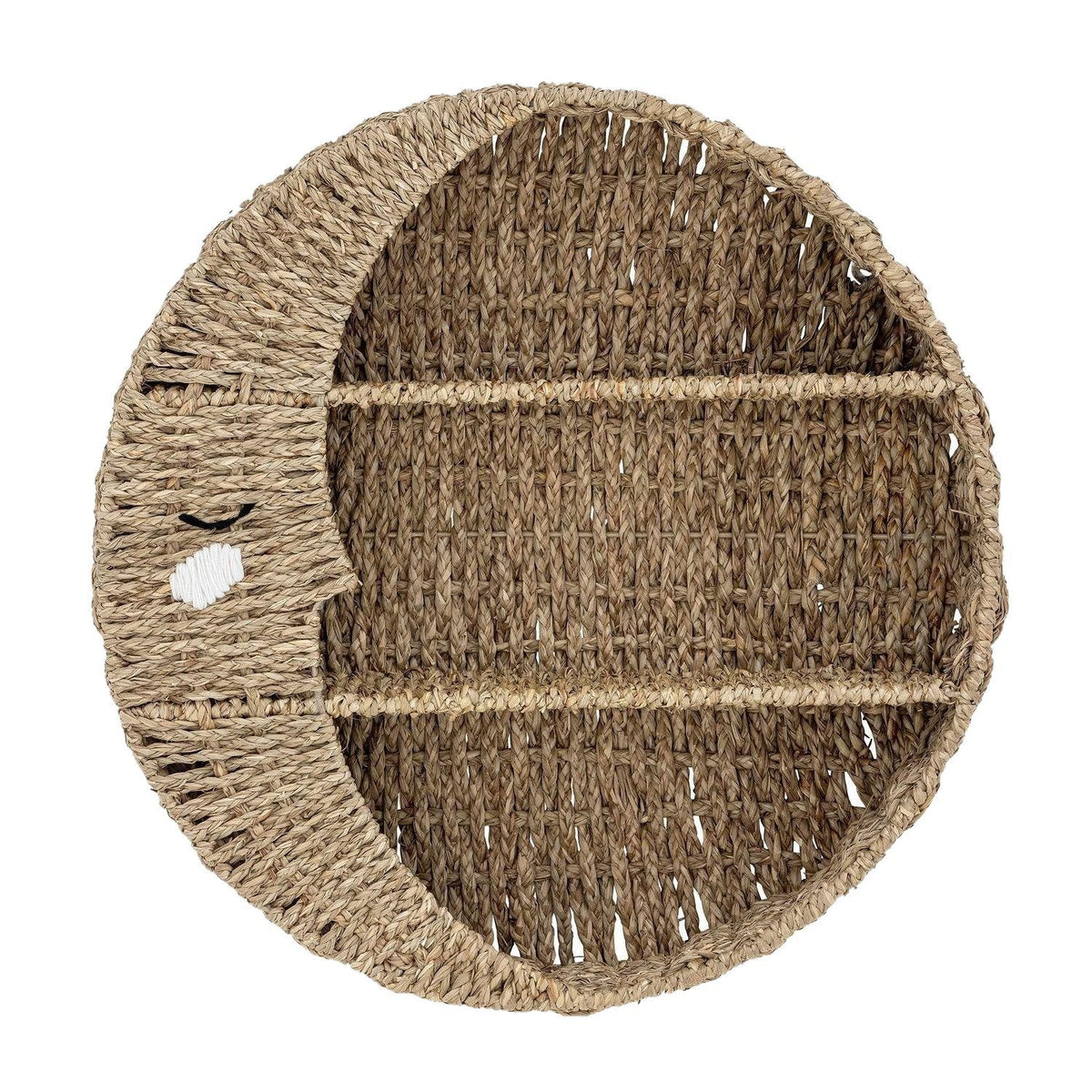 Decorative Wall Basket in Wave Pattern | High & Bury