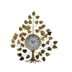 Decorative Wall Clock with Floral Design | High & Bury