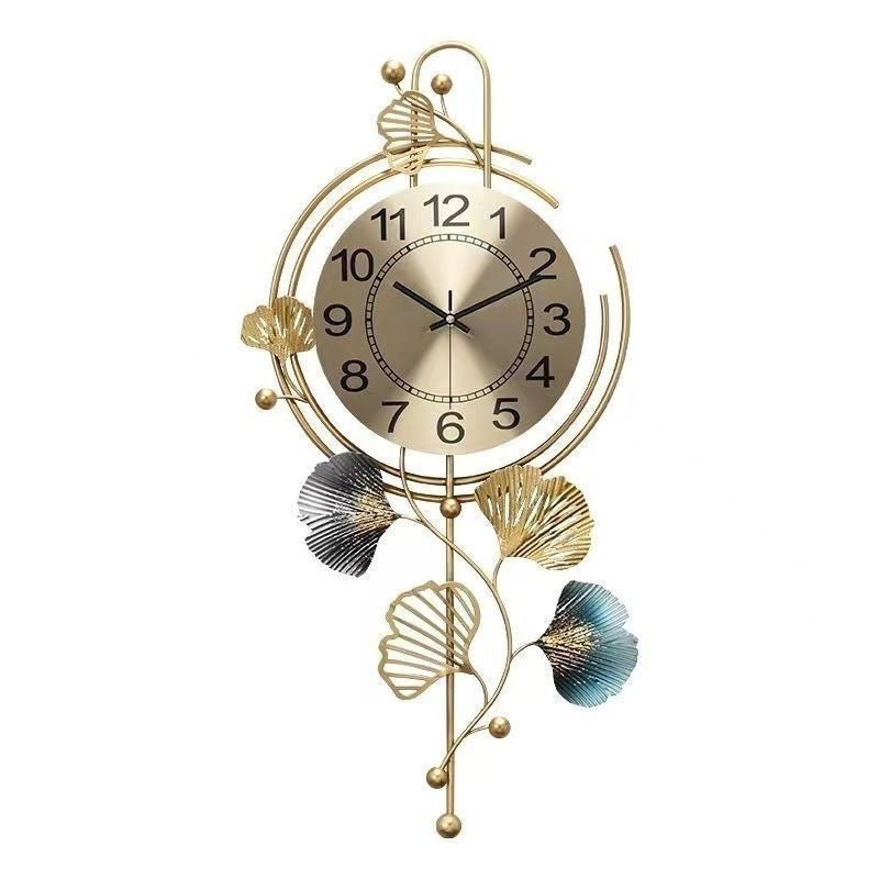 Decorative Wall Clock with Nature-Inspired Design | High & Bury