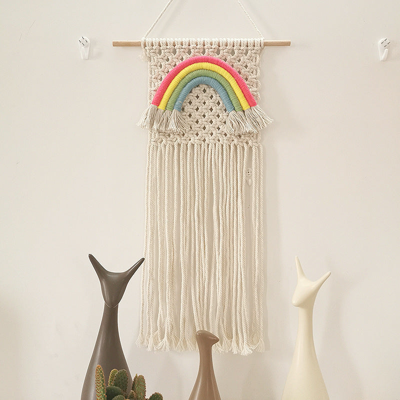 Decorative Wall Hanging Off White 35 | High & Bury