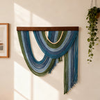Decorative Wall Hanging Olive Green Gray | High & Bury