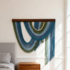 Decorative Wall Hanging Olive Green Gray | High & Bury