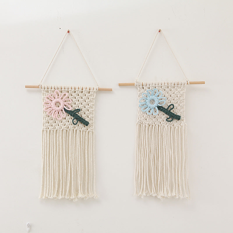 Decorative Wall Hanging Pink Blue | High & Bury