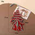 Decorative Wall Hanging Red Green Christmas Tree | High & Bury