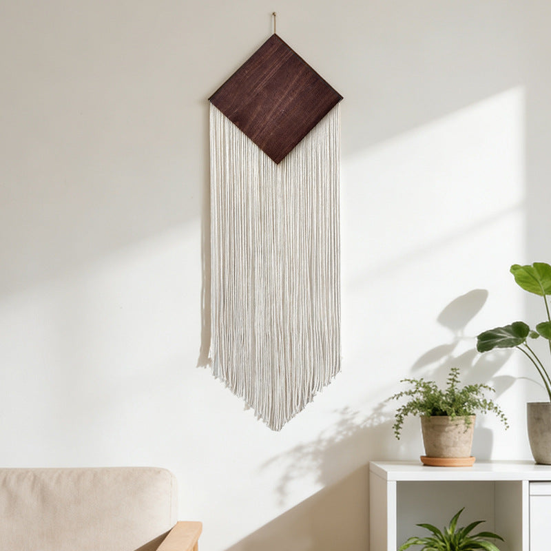 Decorative Wall Hanging Soft Textile Wood | High & Bury