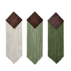 Decorative Wall Hanging Soft Textile Wood | High & Bury
