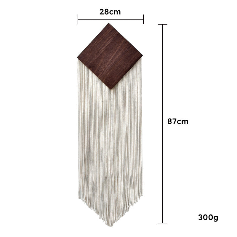 Decorative Wall Hanging Soft Textile Wood | High & Bury