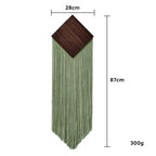 Decorative Wall Hanging Soft Textile Wood | High & Bury