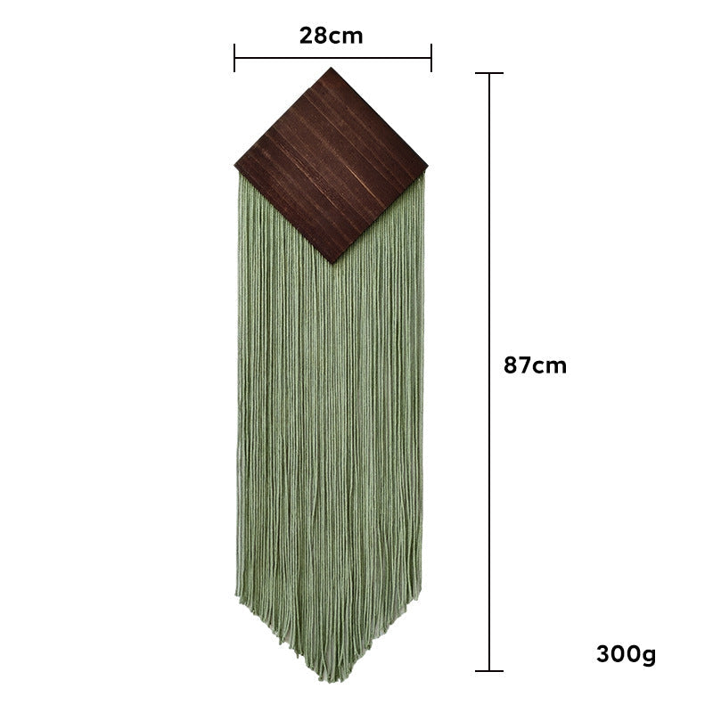 Decorative Wall Hanging Soft Textile Wood | High & Bury