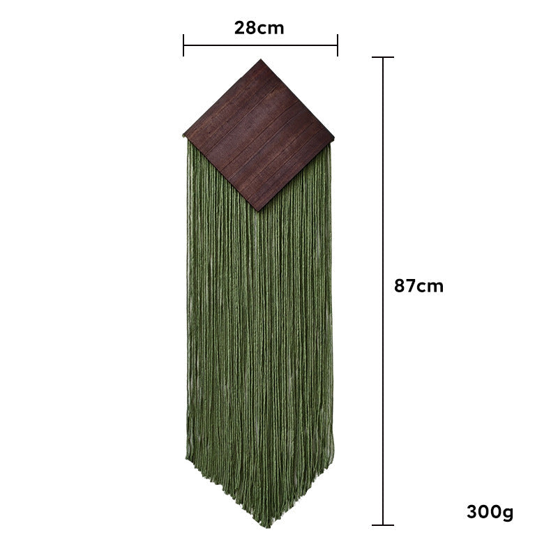 Decorative Wall Hanging Soft Textile Wood | High & Bury