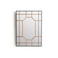 Decorative Wall Mirror Geometric Design | High & Bury