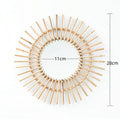 Decorative Wall Mirror in Sunray Design | High & Bury