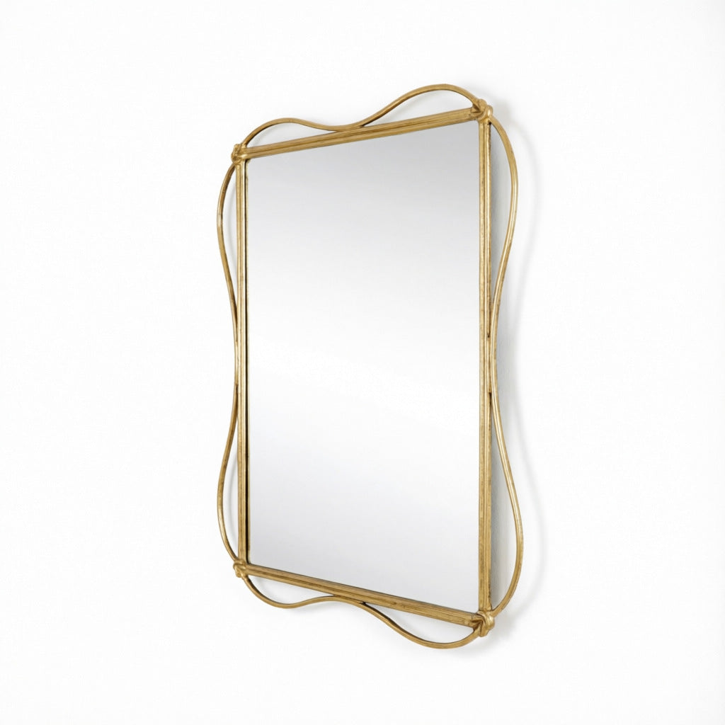 Decorative Wall Mirror with Curved Frame | High & Bury