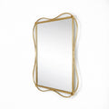 Decorative Wall Mirror with Curved Frame | High & Bury