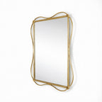 Decorative Wall Mirror with Curved Frame | High & Bury