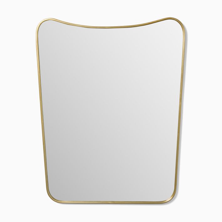 Decorative Wall Mirror with Elegant Curved Frame | High & Bury